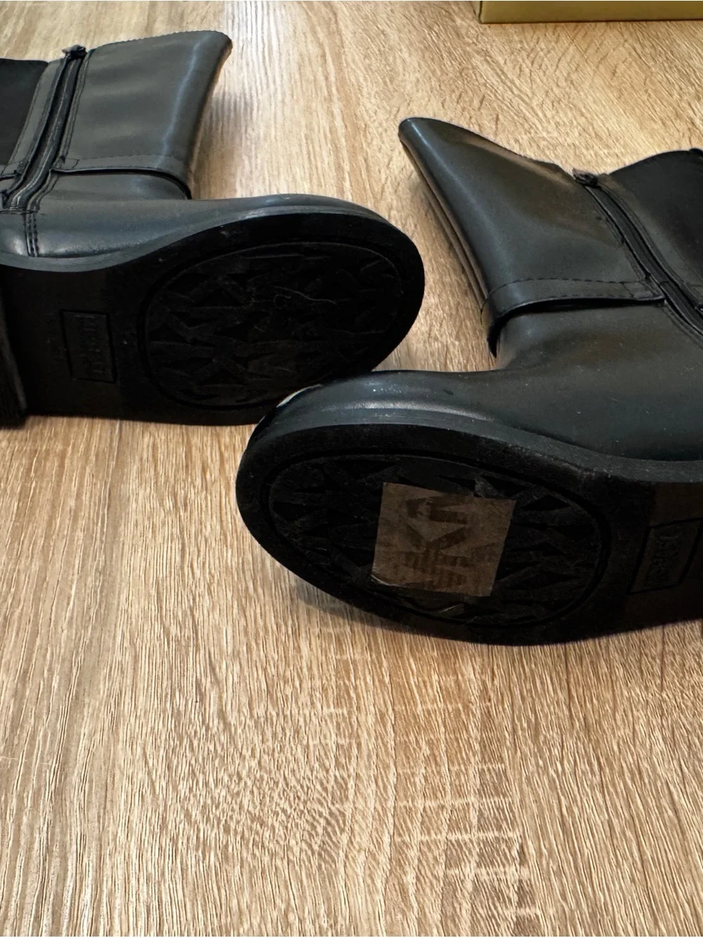 Michael Kors Parson 14 Girls Black Riding Boots Size 10 NEW IN BOX